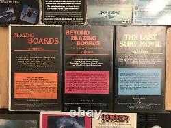 11 Vintage VHS movies 70's 80's 90's Surf Surfing The Search Blazing Boards Lot