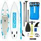 11' X 32 Inflatable Sup Stand Up Paddle Board Surfboard Adjustable Fin Paddle