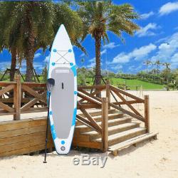 11' x 32 Inflatable SUP Stand up Paddle Board Surfboard Adjustable Fin Paddle