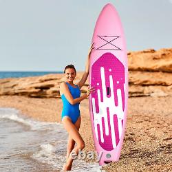 11ft Inflatable Paddle Board Standing Surfing SUP Surfboard Complete Kit with Seat