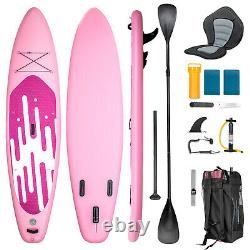 11ft Inflatable Stand Up Paddle Board SUP Surfboard Complete Kit with Kayak Seat