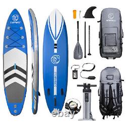 11ft Inflatable Stand Up Paddle Board SUP Surfboard with Complete kit 3 Colors
