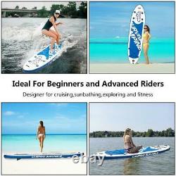 11ft Inflatable Stand Up Paddle Board SUP Surfboard with complete kit 6'' thick