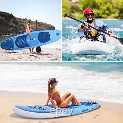 11ft Inflatable Stand Up Paddle Board SU P Surfboard Complete Kit with Kayak Seat