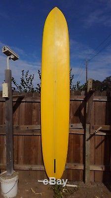 12'4 X 24x 3 Classic Style Longboard Shaper's Studio. Quad Stringer Surfboard