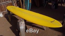 12'4 X 24x 3 Classic Style Longboard Shaper's Studio. Quad Stringer Surfboard
