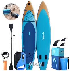 12' FT Long Inflatable Stand Up Paddle Board 6'' Thick SUP with Electric Pump