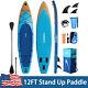 12' Ft Long Inflatable Stand Up Paddle Board 6'' Thick With Bag, Electric Pump