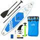 12' Inflatable Sup Stand Up Paddle Board With Adjustable Paddle