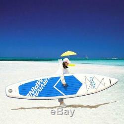 12' Inflatable Stand Up Paddle Board Bundle for Paddling and Surfing