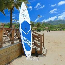 12' Inflatable Stand Up Paddle Board Bundle for Paddling and Surfing