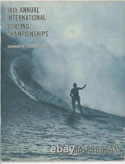 14th Annual International Surfing Championships program-1966