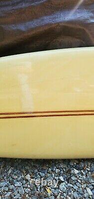 1960's 9 Dewey Weber Vintage Surfboard Numbered 8457