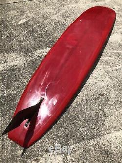 1960s Dewey Weber Performer Surfboard withHatchet Fin + withDelta Air Cargo
