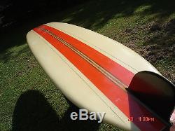 1967 Duke Kahanamoku Vintage Classic Surfboard Serial # 1132 Measures 9' 9