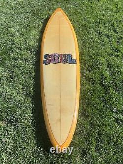 1970s Soul Surfboard single fin wave set