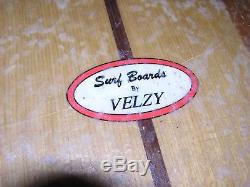 2010 Velzy Surftech surfboard RANDY FRENCH shape/design full veneer SP order PIG