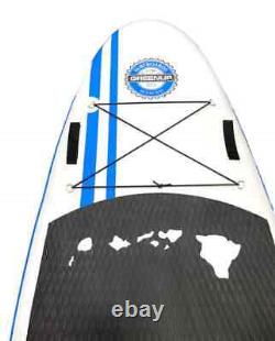2 isup 11' inflatable Paddleboard kits with Kayak seat paddle backpack pump leash