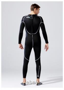3MM Black Neoprene Men Water Proof Full Wetsuit for Diving Snorkeling, Surfing