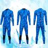3mm Neoprene Men Wetsuit Scuba Diving Surfing Back Zip Warm Full Body Suit