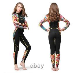 3mm women neoprene wetsuit color stitching Surf Diving Equipment New