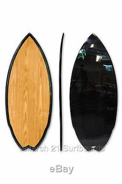 51.5 Epoxy EPS Skimboard Medium Swallow Tail Wood Carbon Skim Surf