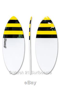 52 Epoxy EPS Skimboard Medium Pin Tail Bee Skim Surf