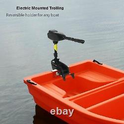 55 LBS Thrust Electric Trolling Motor Outboard Boat Motors Heavy Duty for Kayak
