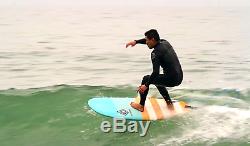 5'4 Mini Simmons Surfboard Blue/Orange