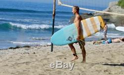 5'4 Mini Simmons Surfboard Blue/Orange