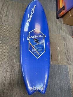 5'6 Wavestorm Softtop surfboard with fins leash