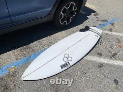 5'7 Channel Islands Rocket Wide fish surfboard (used)