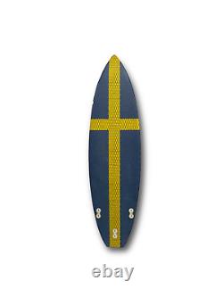 5'9 M21 Surf Swedish Flag Shortboard Surfboard M21 Sports Surf Shop