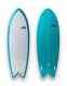 6'10 X 22.5 X 3.1 56l Retro Fish Twin Fin Shortboard Surfboard Coral Blue