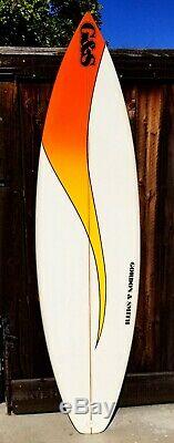 6'6 G&S Gordon & Smith Wave Crave model Surfboard FCS thruster set up NEW