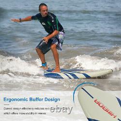6' Surfboard Surf Foamie Board Surfing Beach Ocean Bodyboard Outdoor Sports Blue