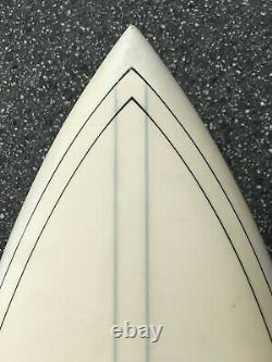 70's AWARE SURFBOARDS PLASTIC FANTASTIC BK KANAIAUPUNI DENT SINGLE FIN SURFBOARD