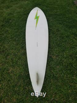 70's Vintage Lightning Bolt Surfboard Shaped by Steve Walden 7'4