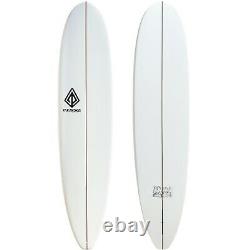 7'6 Mini Log Surfboard White