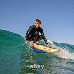8' Surfboard, Sunburst Graphic