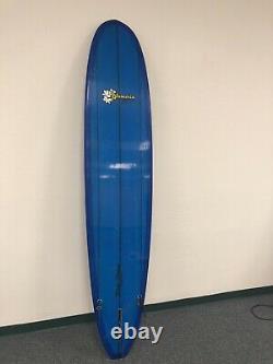 8 foot Dick Brewer Plumeria Longboard Surfboard 21.5 wide 2 thick