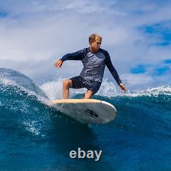 8 ft Foam Surfboard Waterproof EPS Foam Core HD Polyethylene Slick Bottom