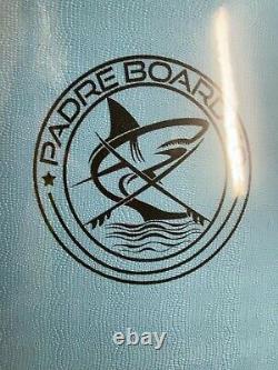 92 Surfboard IXPE Soft Top Foam Core, Leash, 3 Fins, Color Royal Blue