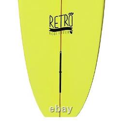 9'0 Epoxy Retro Noserider Surfboard Multi Color (P3)