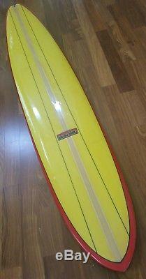 9'10 Randy Rarick Custom Hawaiian Longboard Surfboard Surf Board Long Board