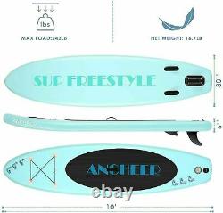 ANCHEER Inflatable Stand Up Paddle Board, Sup Inflatable Paddle Surf Board 01