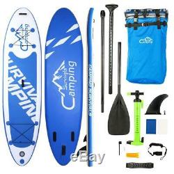 Adjustable 10'10 SUP Inflatable Stand Up Paddle Surf Board Pump with Repair Kit
