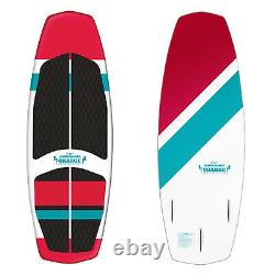 Airhead AHWS-04 Charge Wakesurfer Board White Pink Teal Water Sport Wake Surf