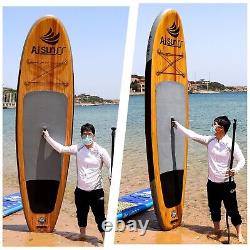 Aisunss inflatable stand up paddle board sup surfboard longboard 10'6'' foldable