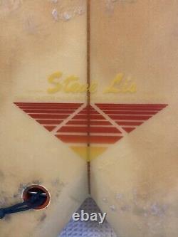 All Original 1970s Steve Lis Inspired Fish Surfboard